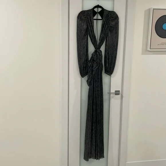 PatBO | Dresses | Patbo Sparkly Plunge Cut Out Gown | Poshmark